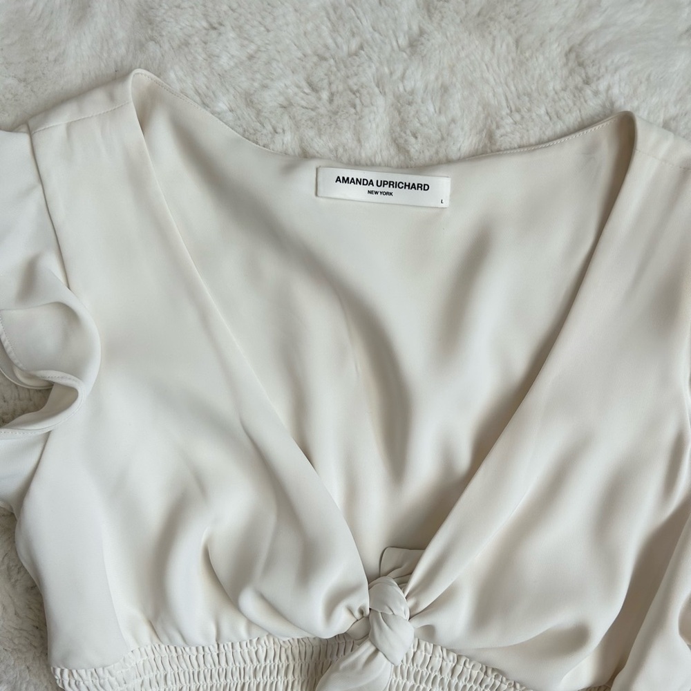 New Amanda Uprichard smocked ember top - Picture 8 of 8